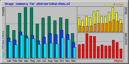 Usage summary for pknruurlobarchem.nl